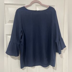 Navy Blue Blouse